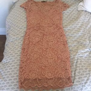 rose lace homecoming dress!